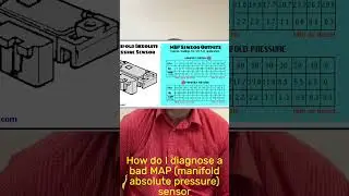 How do I diagnose a bad MAP manifold absolute pressure sensor? #qatar#adnanbutt#bahrain#kuwait#pakis
