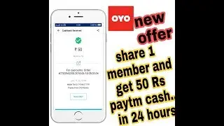 Oyo offer get refer your 2 friends and earn Rs100 paytm cash free!!!
