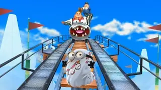 Despicable Me 2 - Minion Rush : Ghost Minion With Upgraded Costume VS Villaintriloquist !