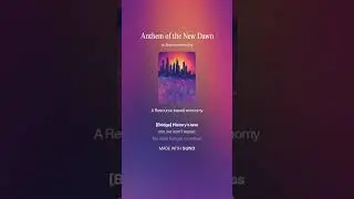 Anthem of the New Dawn 3 #AI​ #Song​ by #Suno​ #lyrics​ by #Aria #music​ #newmusic​