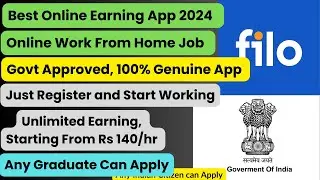 Filo Tutor App | Online Earning App | Work From Home Jobs | Online Jobs at Home | Best Earning App