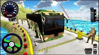 3D Army Bus Driver US Soldier Transport Duty - Offroad Bus Driving Simulator 2025 - Android Gameplay