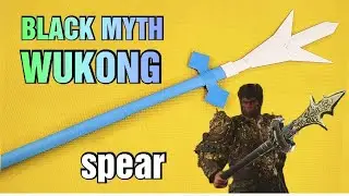 How to make wukong spear with paper | Black myth wukong | paper weapons | Paper spear