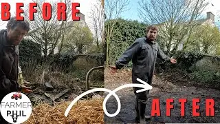 УБОРКА МУСОРА В УГОЛКЕ!! | УБОРКА ФЕРМЕРСКОГО ДВОРА