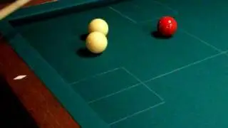 Prise de la ligne au Billard Fran&ccedil;ais Cadre 47/2