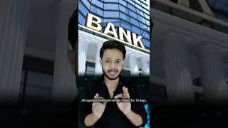 Banks will remain closed for 10 days in October | #viral #facts #bank #shorts