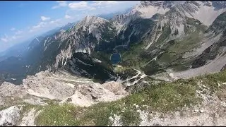 Hike-a-bike to Schöttelkarspitze +2.050m and awesome trails down.