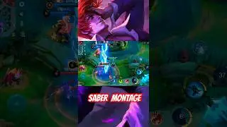 Saber Montage | Saber One Shot Build #shorts #viral #mlbb