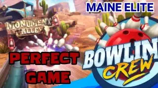 BOWLING CREW gameplay Monument Alley Perfect game with Case openings