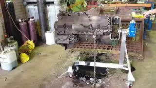 Mechanics Mate Engine Stand With Cummins Engine Test