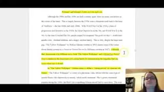 Writing a Literary Analysis Comparison Paper