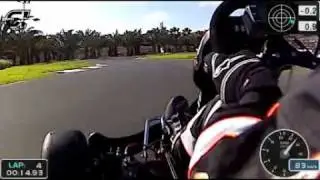 Karting Gran Canaria Best lap onboard