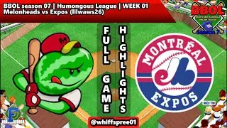 Backyard Baseball 2001 | Season 7 Week 1 vs LilWaws26 | Full Game Highlights (Online League)