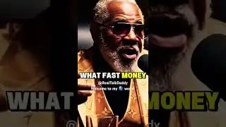 🌎 Fast Money Is Dangerous. ​⁠ #realtalkdaddy #shorts #realtalk #wisdom #fyp #explore #money