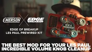 The BEST Mod for your Les Paul - Emerson Custom x Edge of Breakup Les Paul Prewired Kit