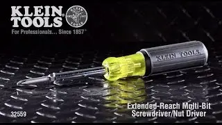 Extended-Reach Multi-Bit Screwdriver/Nut Driver