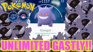 HOW TO GET GENGAR (EASY) POKEMON GO!! GASTLY NESTS!!