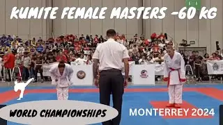 WUKF World Karate Championships 2024 / Kumite Female 36 to 40 years -60kg