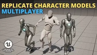 Как скопировать модели персонажей для многопользовательской игры в Unreal Engine 5