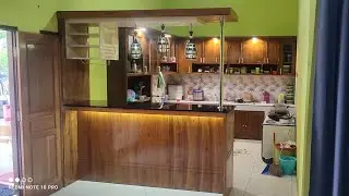 kitchen set dan mini bar kayu jati solid