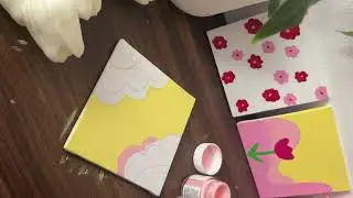 Boho painting / Try this cute and simple Pinterest canva painting in just 5 min 