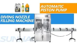How To Fill Foamy Liquid By Diving Nozzle Filling Machine