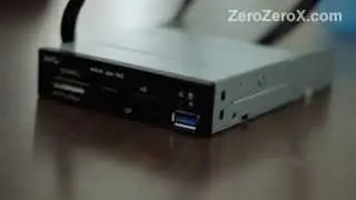 Unboxing And Showing The SilverStone USB 3.0 Front Bay Memory Card Reader.