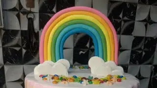 Радужный торт 🌈 | Красочный дизайн торта для девочек