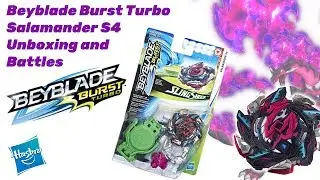 Salamander S4 Hasbro Beyblade Burst Turbo Unboxing