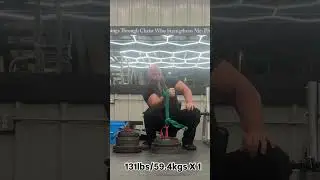 OTK RISER & STATIC HOLD 131lbs/59.4kgs X 1 & 95lbs/43kgs X 15 secs #armwrestling #worldchampion