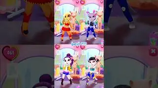 1 2 3 4 My Talking Angela 2 Who is Best #zootopia #gazelle #kpopdemonhunter #angela2 #viral #shorts