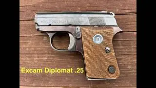 The Excam GT25SB Diplomat .25acp Pistol, the Last Version of the Colt Junior