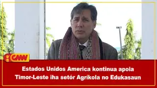 Estados Unidos America kontinua apoia Timor-Leste iha setór Agríkola no Edukasaun