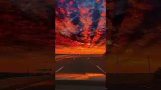 Car view #sunrise #sunriseandsunset