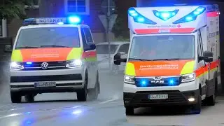 [06/07/2022] Rettungswagen und Notarzt rettungswache Lingen [Ems.] im einsatzfahrt