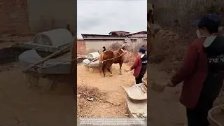 Stone grinding of rice: A traditional, low-energy method.