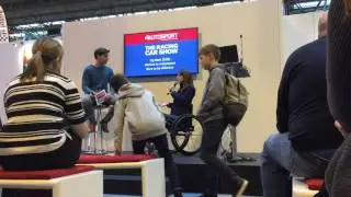 On stage interview at Autosport '17