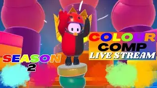 FALL GUYS | COLOUR COMP | SEASON 2 | IT'S BACK | CUSTOM LOBBIES | LIVE STREAM (PS4) #fallguys