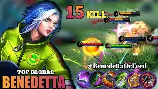 Benedetta Aggresive Vs 4 Supreme - By ォBenedettaOrFeed - Top Global Benedetta - Mobile Legends