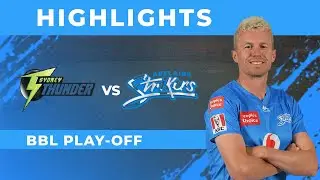 Adelaide Strikers vs Sydney Thunder Highlights | BBL 2021-22 STR vs THU Highlights | Cricket 22