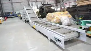 裙板鏈條輸送機 / Apron Conveyor / Slat Chain Conveyor /