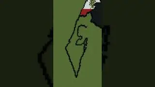 Israel - Large Scale #minecraft #israel #palestine #flags #war #hamas #gaza  #map #jerusalem