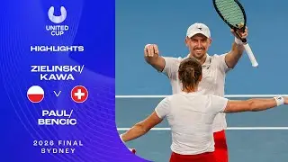 Zielinski/Kawa v Paul/Bencic Highlights | United Cup 2026 Final