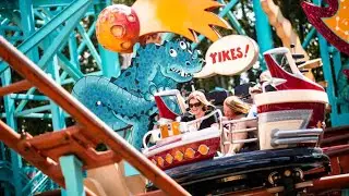 Primeval Whirl On Ride POV Animal Kingdom - SJBBVideos