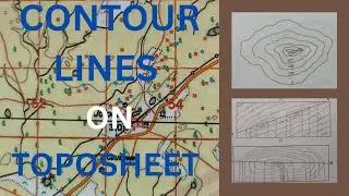 CONTOUR Lines,how to draw cross- section, identification of relief features #2025#icseboard
