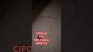 CIPOLLA XXL RED FUSE & WHISTLE #b&ouml;ller #xxl #red #whistle #fireworks #pyroisnocrime