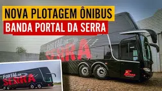 BANDA PORTAL DA SERRA | Nova Plotagem do &Ocirc;nibus - Tour 2023