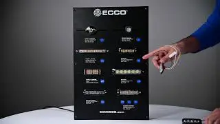 ECCO LED surface-mounted and multi-mount directional lights for trucks and work vehicles.