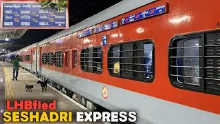 Brand NEW 2025 Made LHB Coaches for SESHADRI Express | First LHB RUN of TIRUNELVELI Express | I R