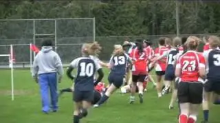 Carson Graham Eagles vs. Sentinel Spartans in senior girls' rugby